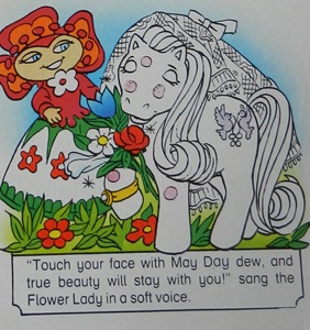 Pony Bride and the Flower
          Lady
