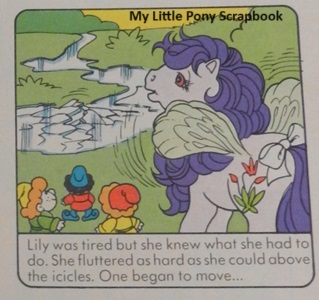 Lily in the comic