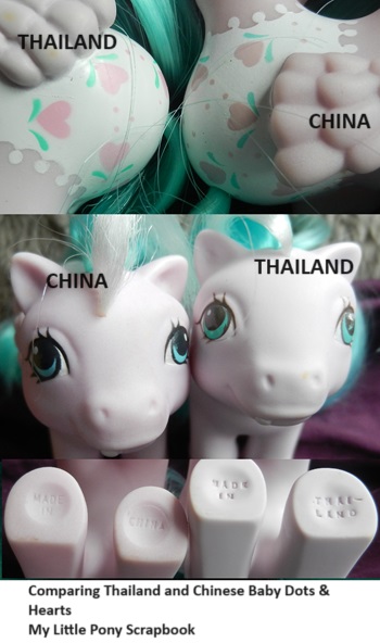 Comparing Baby Dots &
Hearts