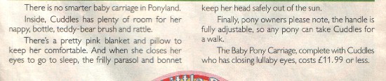 advert text