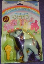 Pony Freunde Hopser 1986 Italy
          German Card