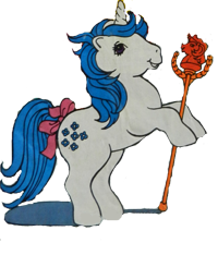Majesty with staff