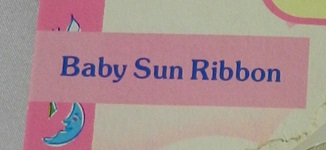 Baby Sun Ribbon's name
format