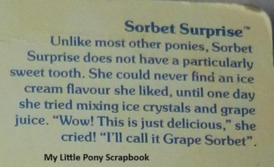 Sorbet Surprise's
Story, UK