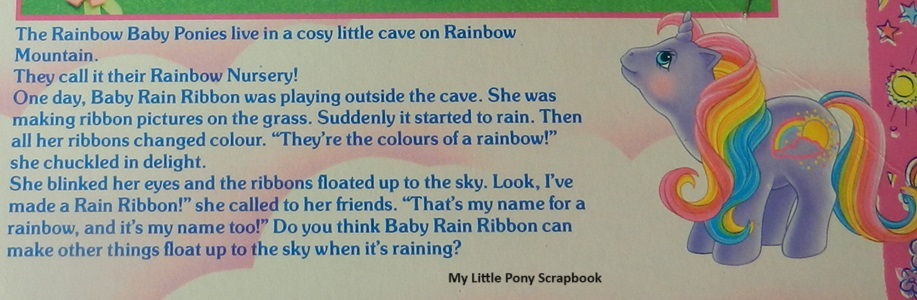 Baby Rain Ribbon's Backcard
Story