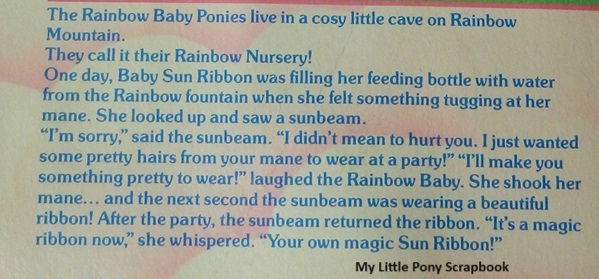 Baby Sun Ribbon's Backcard
Story
