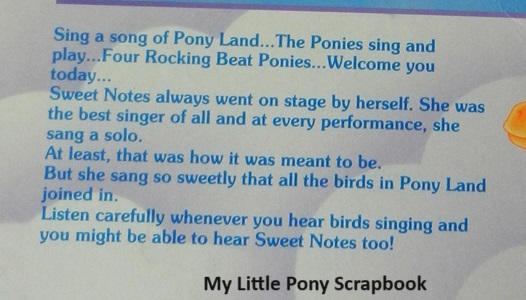 Sweet Notes' card story